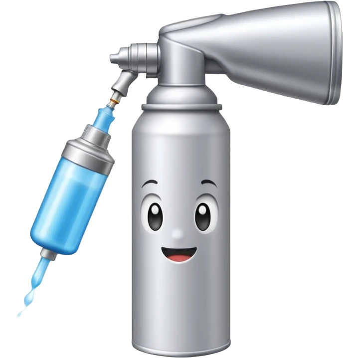 Hairspray can cute emoji