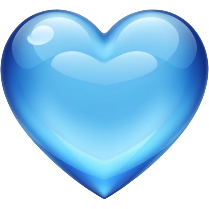 Crystal blue heart
 emoji