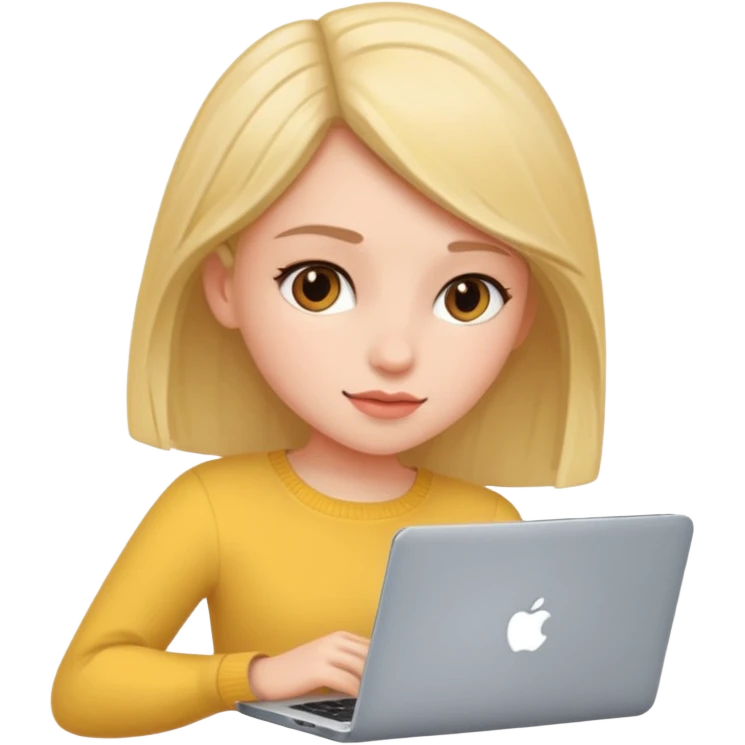 ДЕВУШКА С НОУТБУКОМ emoji