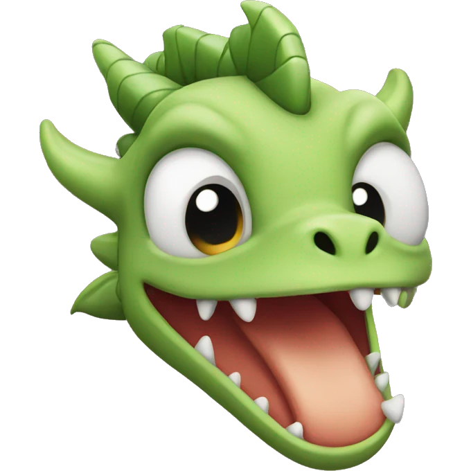 Baby Dragon shush symbol emoji