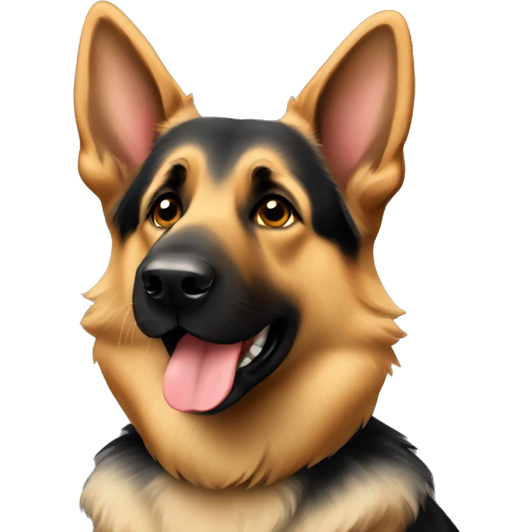 German shepherd  emoji