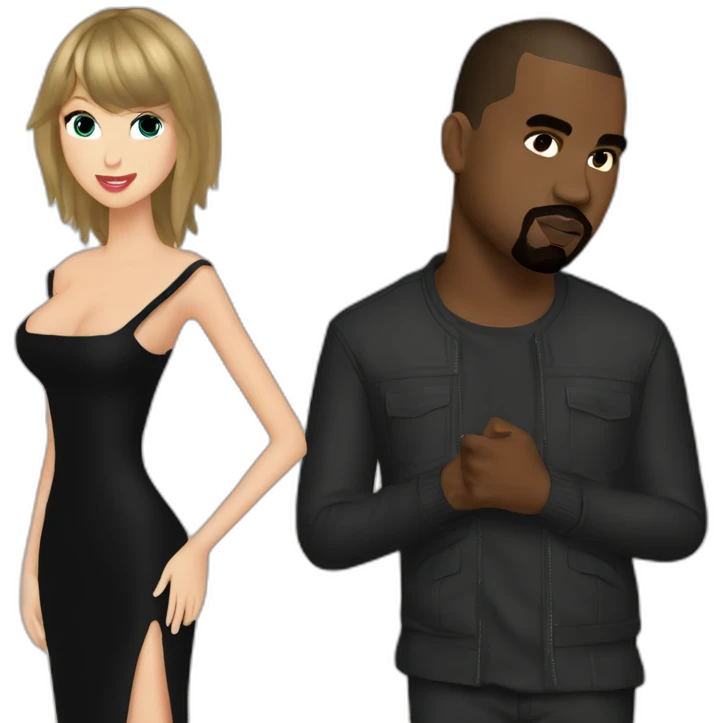 kanye grammys taylor swift emoji