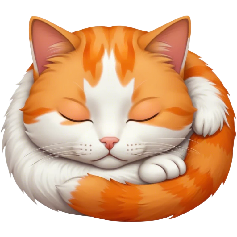 Sleeping cat emoji