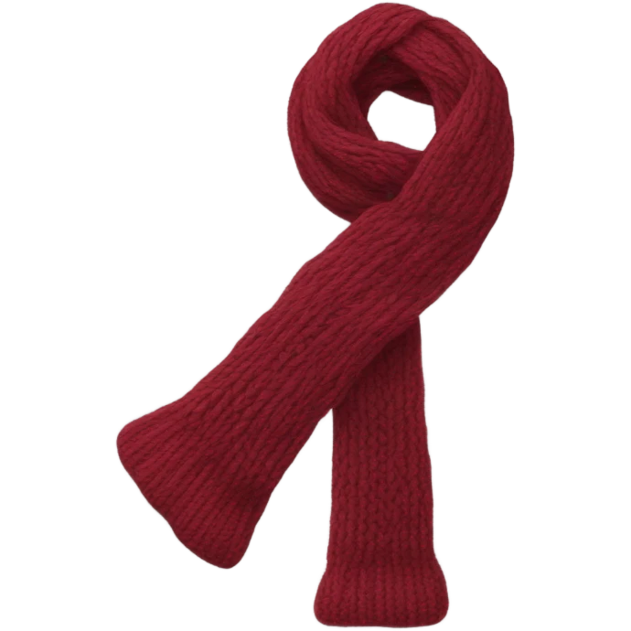 Scarf knit emoji