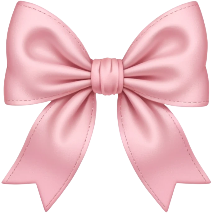 artsy bow delicate pastel pink colour emoji