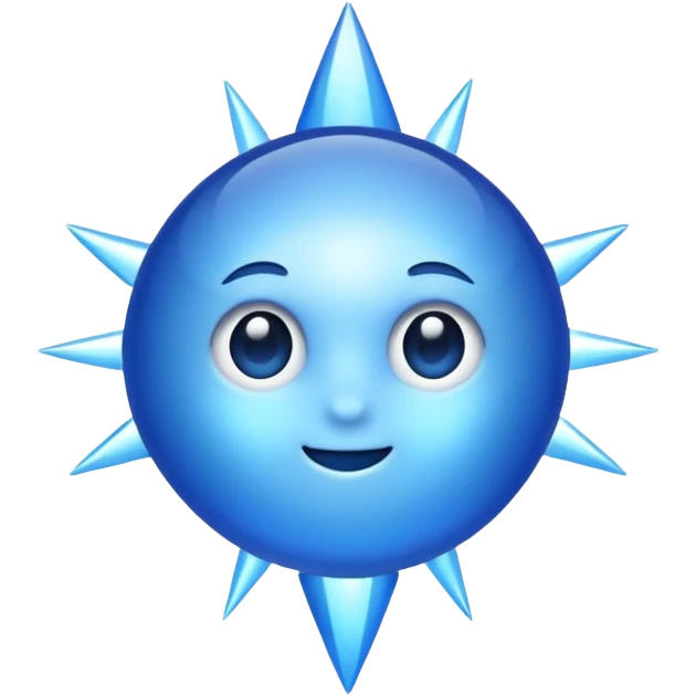 blue spark like this ✨ emoji