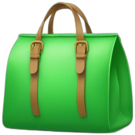 bag green emoji