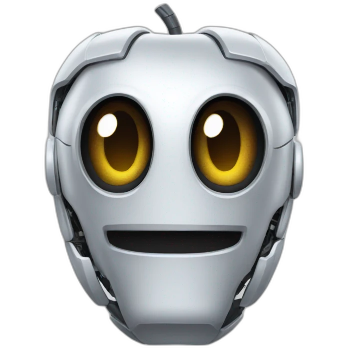 robot look like apple emoji emoji