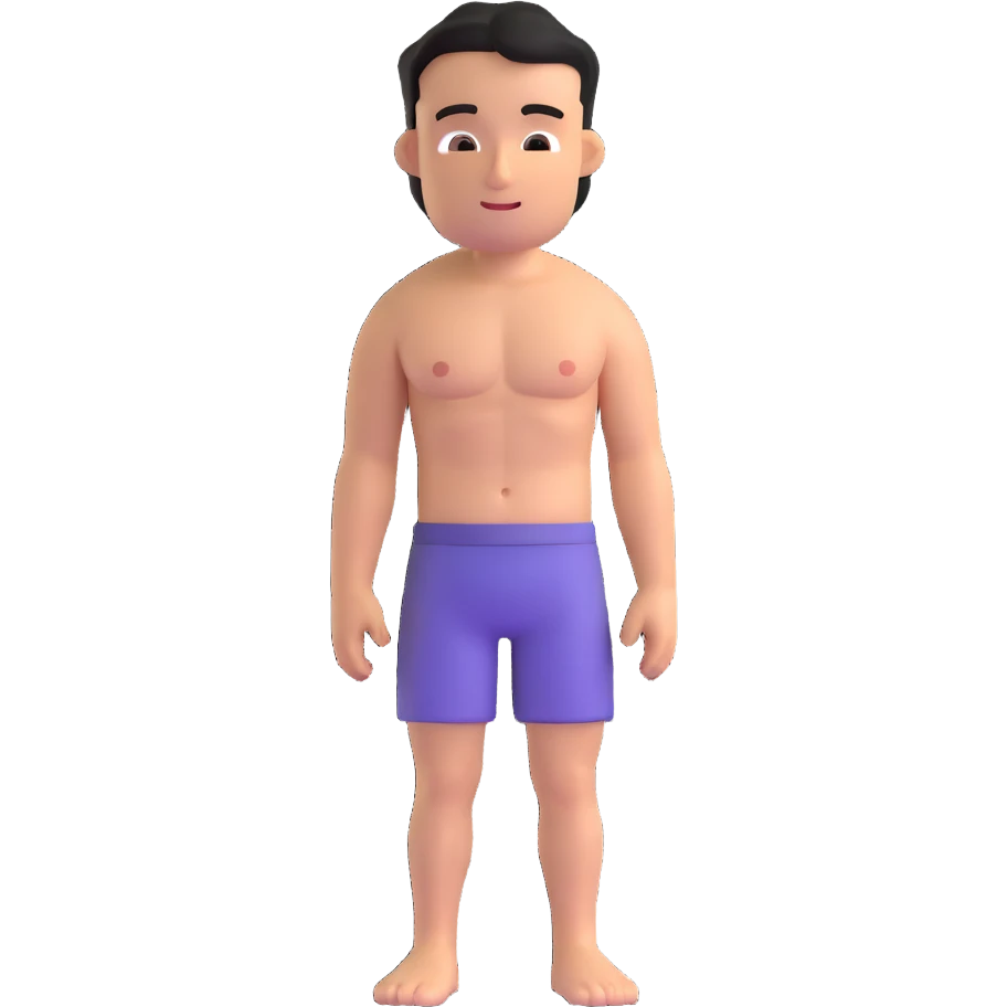 shirtless guy emoji