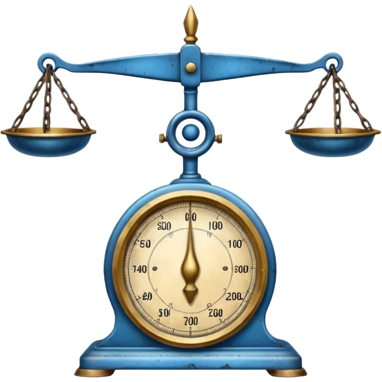 ancient Scale with Blue  emoji