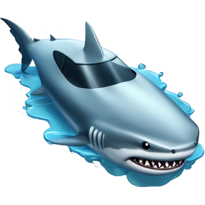 shark and car emoji