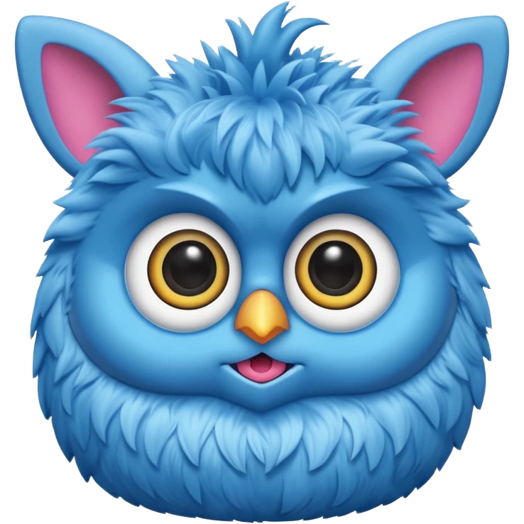 Furby blue emoji