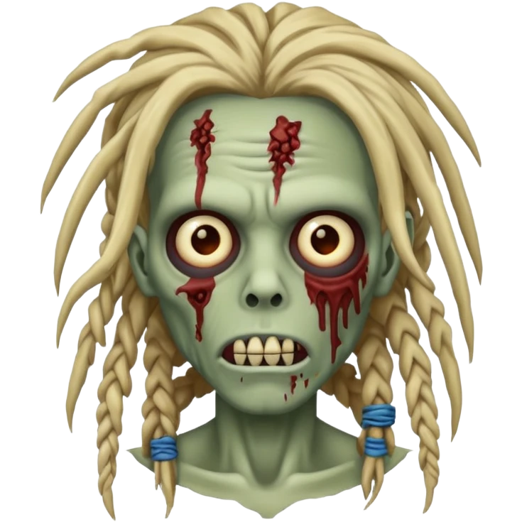 Zombie dreadhead  emoji