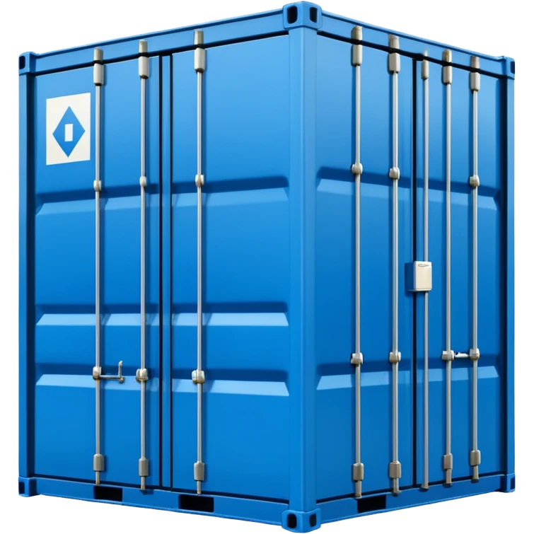 goods Contener emoji which is used for shipment of goods, single contaner emoji