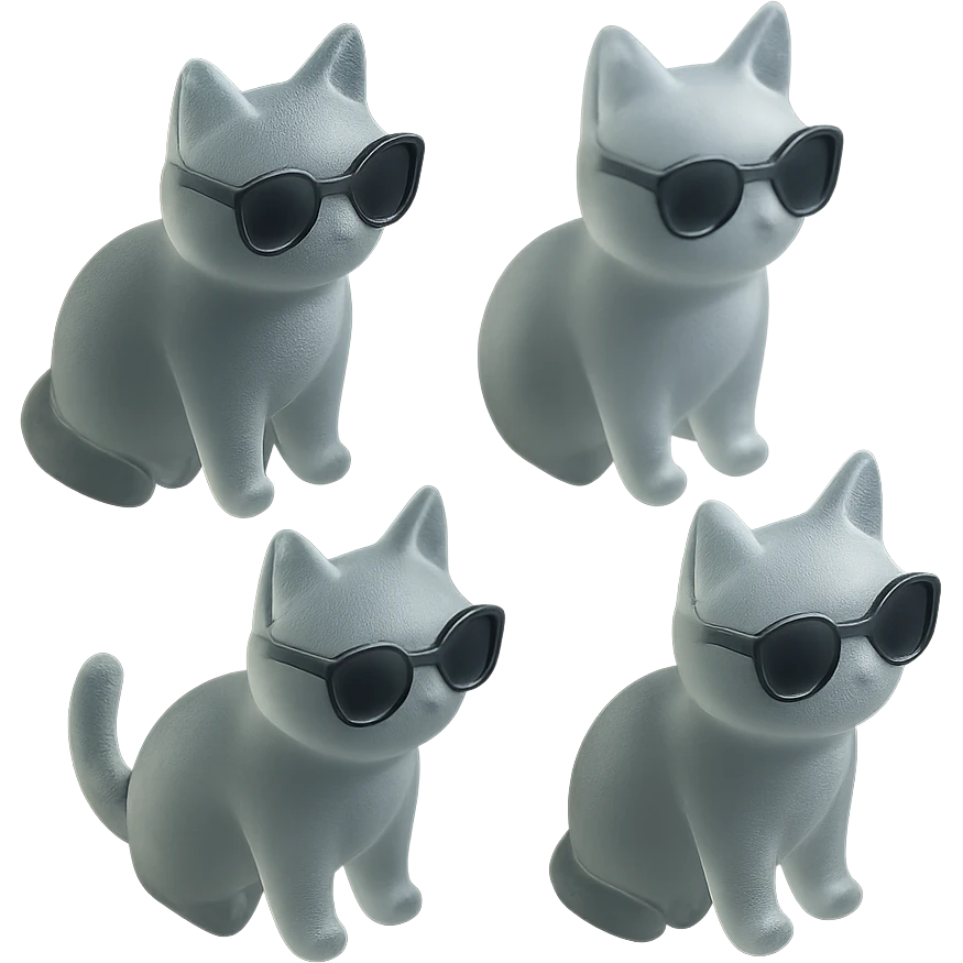Cat wearing sunglasses emoji