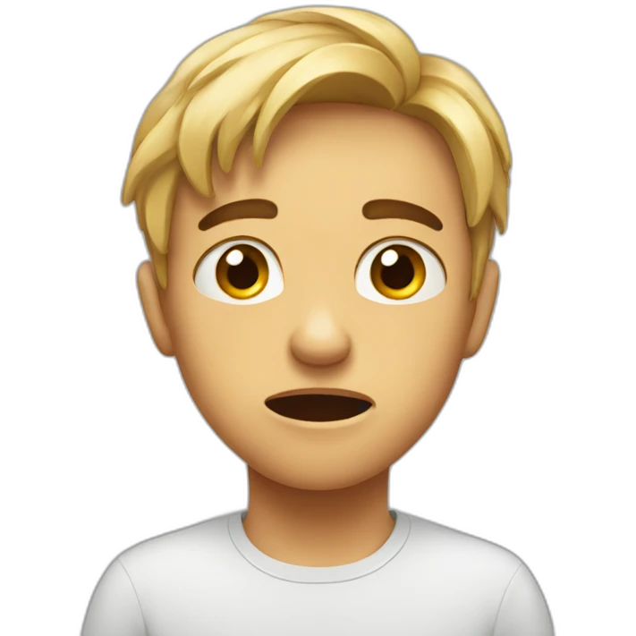 facial expression of anxiety emoji