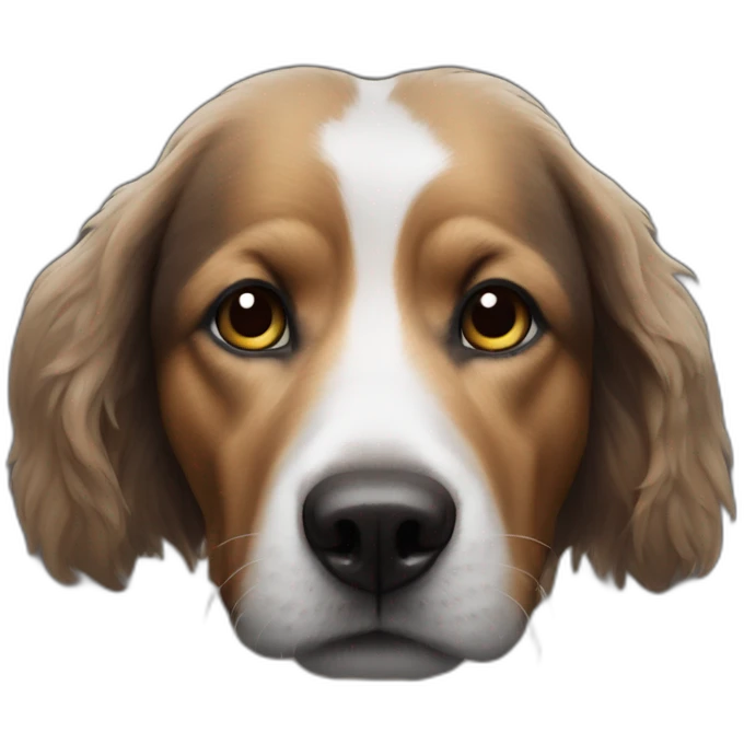 Chien dans l'espace emoji