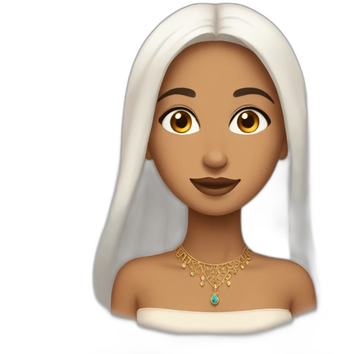 Brown-young-beautiful-Moroccan-girl emoji