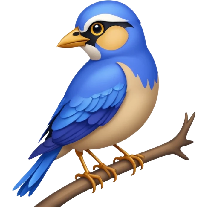 blue lark emoji