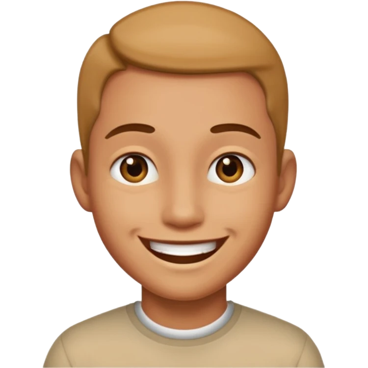 une  personnetournée de 3/4
 emoji