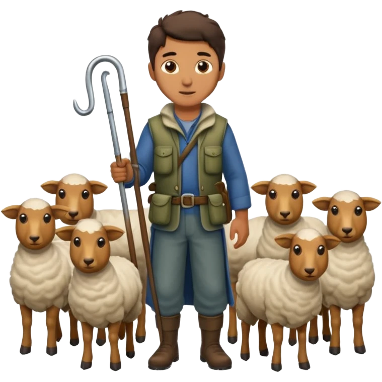 Structure et gouvernance, un berger qui guide son troupeau  emoji