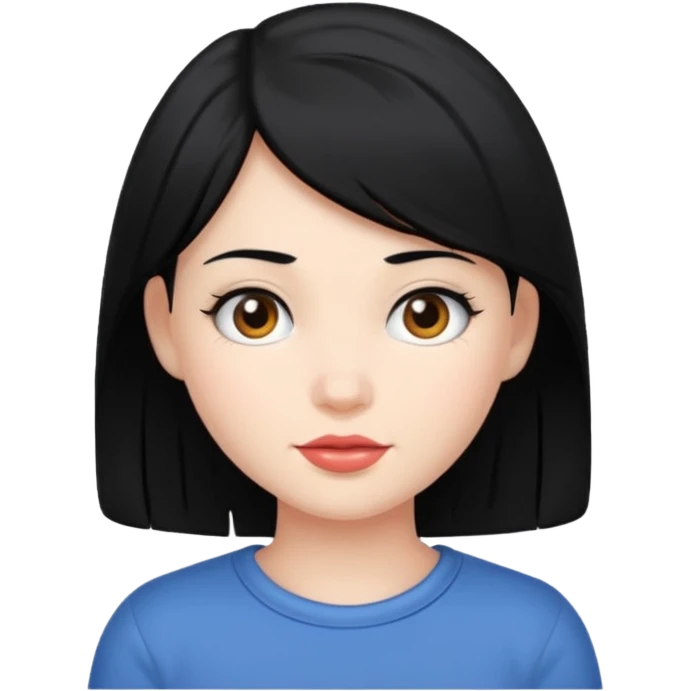 Lucy (black hair) from the Fallout TV show emoji