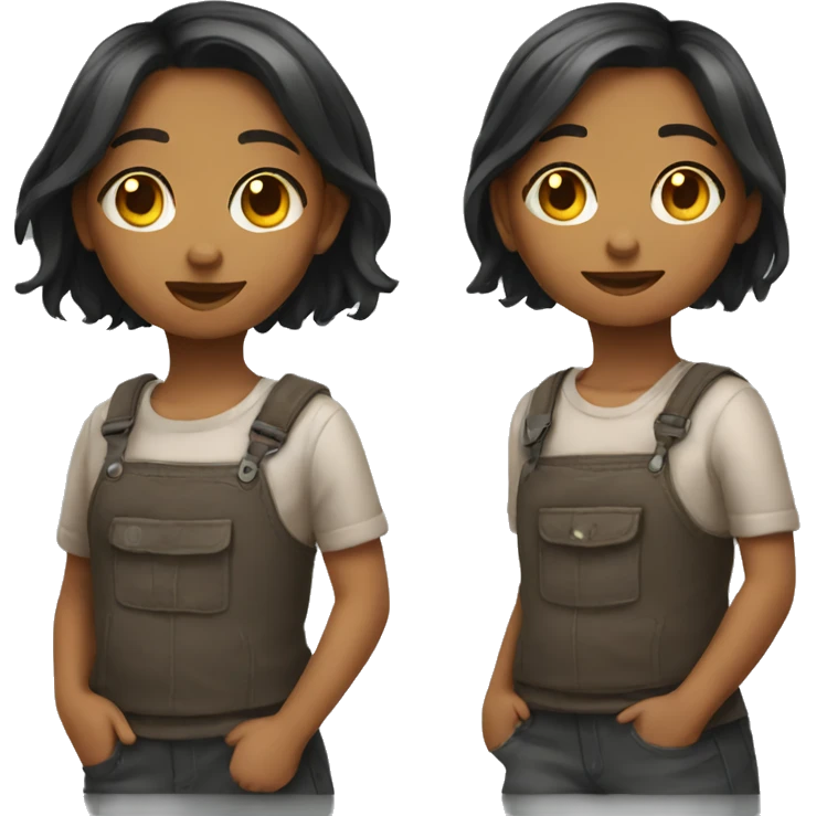 a cute girl emoji