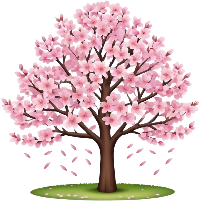 Sakura cherry blossom tree  emoji