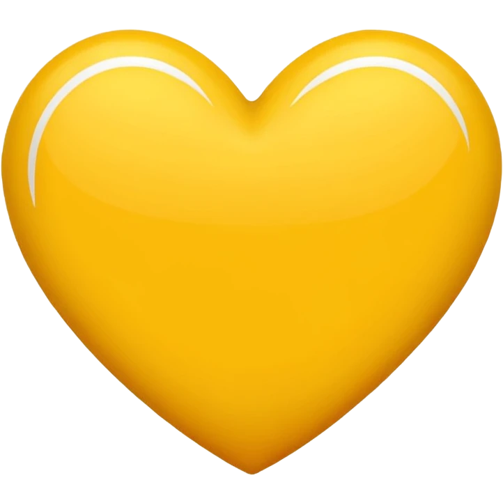 yellow heart with a striped pattern emoji
