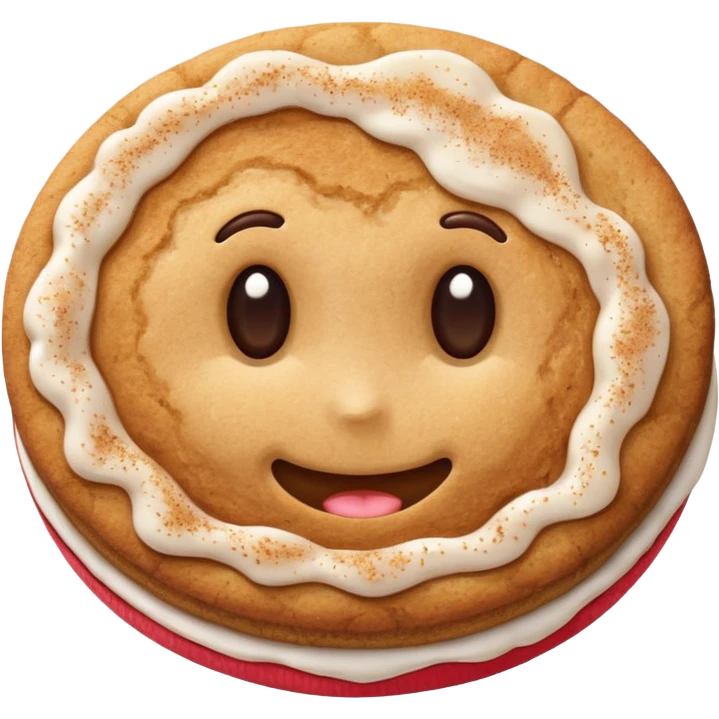 Snickerdoodle cookie emoji