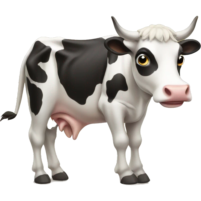 cow on a dino emoji