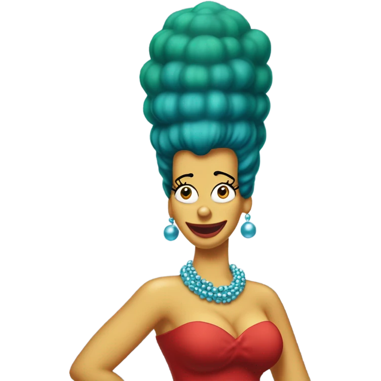 Marge Simpson emoji