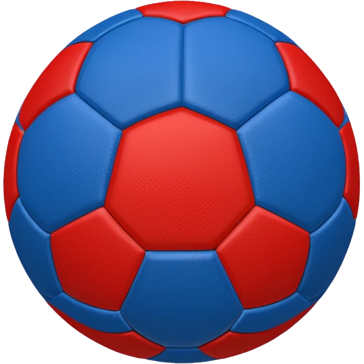 football ball blue (#00A3E0) and red (#F9423A) emoji