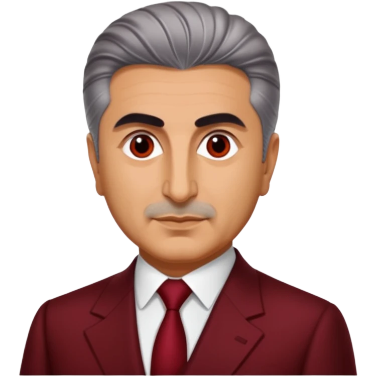 Turn Reza Pahlavi into a bear's ketchup sauce. emoji