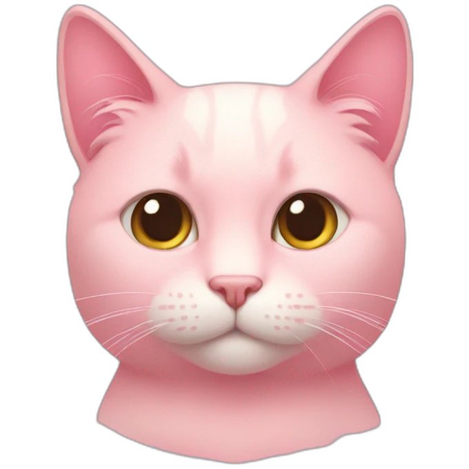 Light-pink-cat emoji