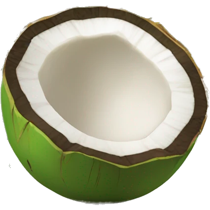 green coconut emoji