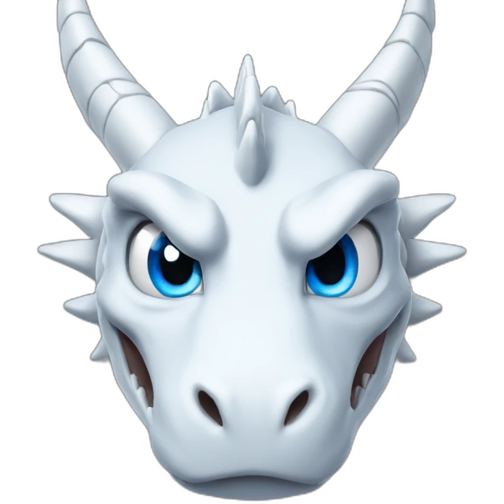 blue eyes white dragon emoji