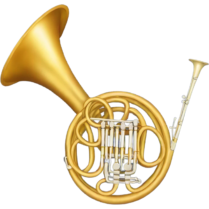 French horn emoji