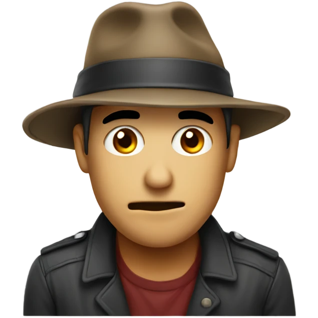 Bore with a hat emoji