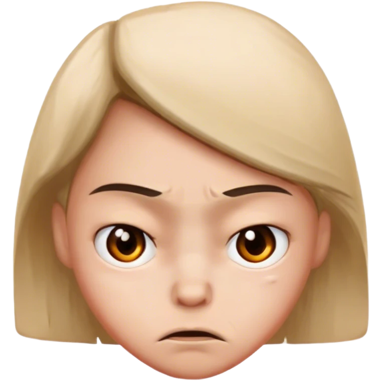 Shy, a little sad, but also angry emoji emoji