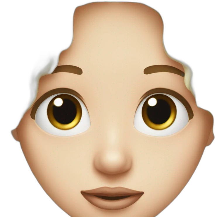 female face with milk stains,-droplet emoji