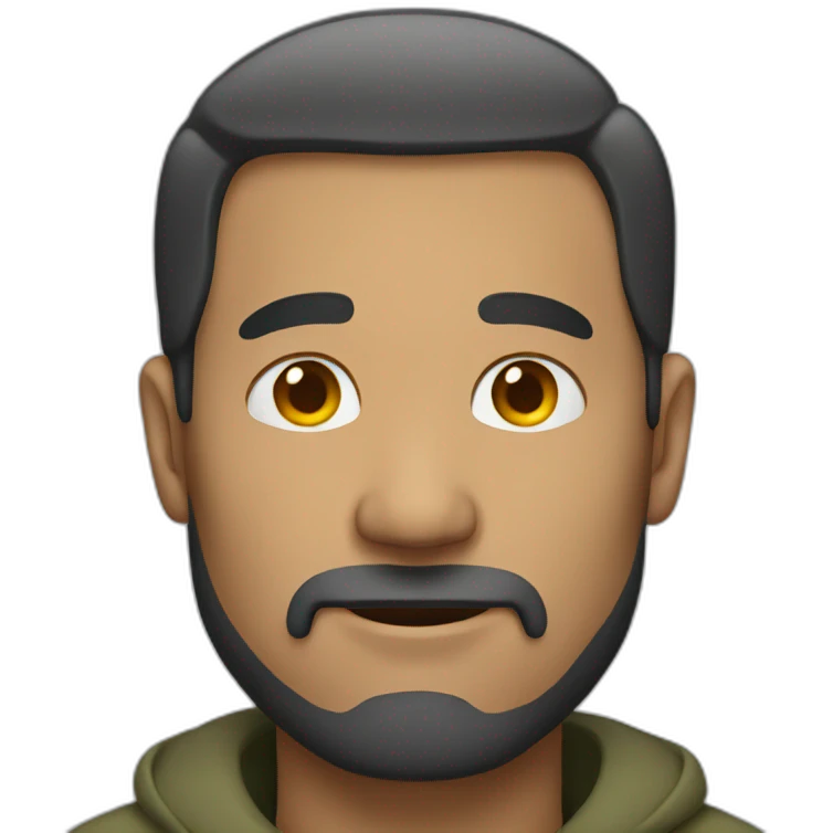 Man with no ears emoji