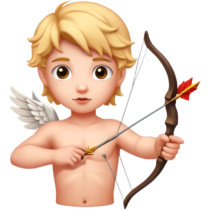 Cupid with bow and arrow emoji