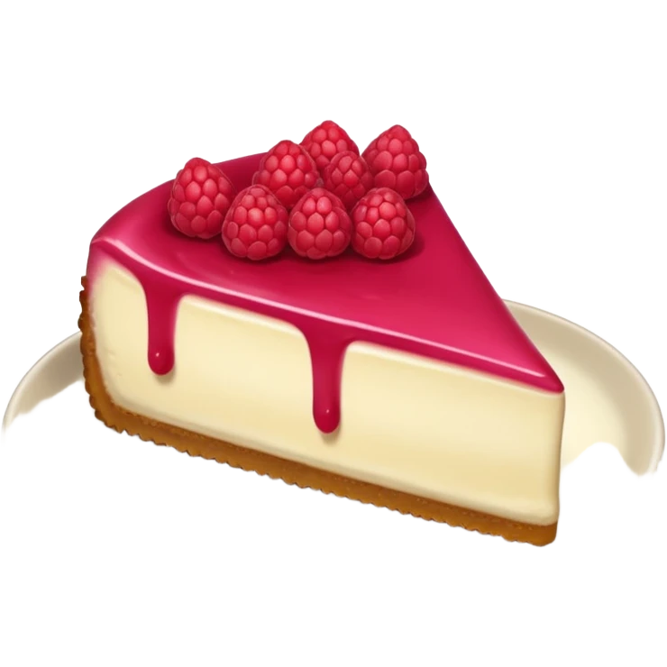 Cheesecake rasberry  emoji