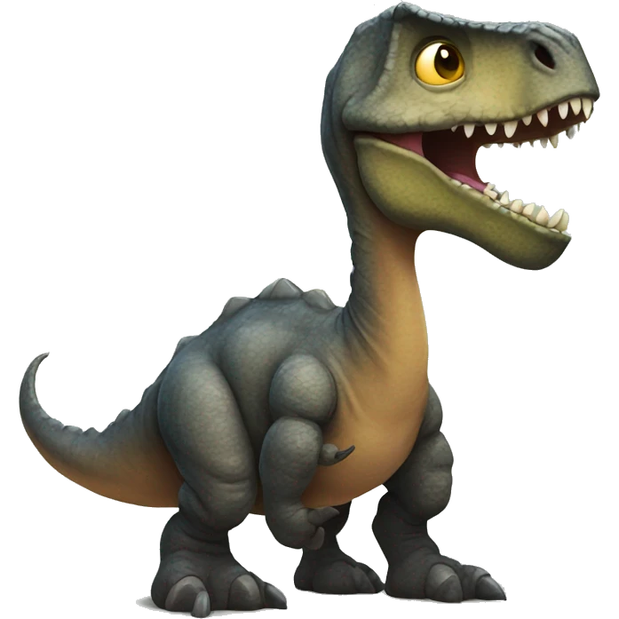 a dinosaur with a sombero emoji