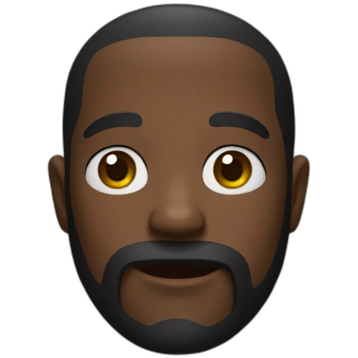 Black doo emoji