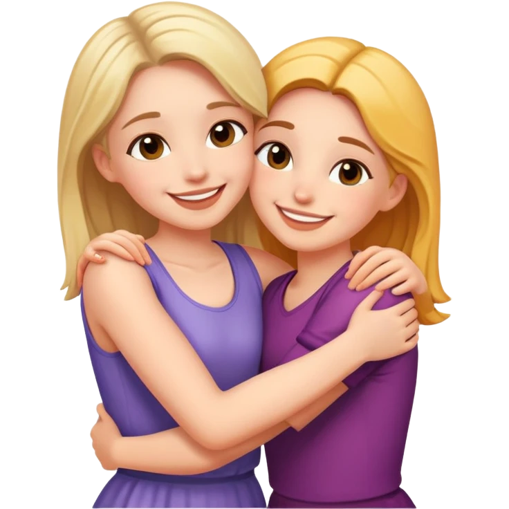 Sisterly love emoji