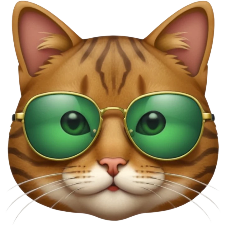 Cat wearing sunglasses emoji