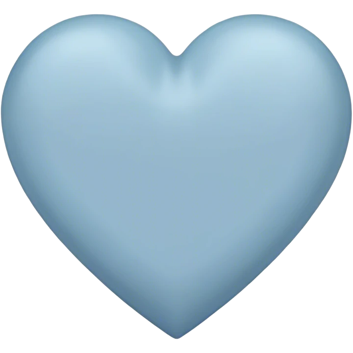 muted blue heart emoji emoji