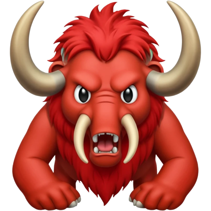 Create a slack emoji of a mastodon who needs to calm down emoji